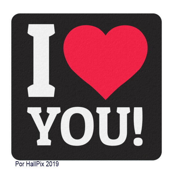 Love You fondo oscuro
